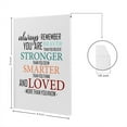 thumbnail image 4 of Wayfare Art Canvas Prints Poster, 8 x 10 inch Wall Decor Canvas Artwork, Always Remember You Are Braver Stronger Smarter, 4 of 7