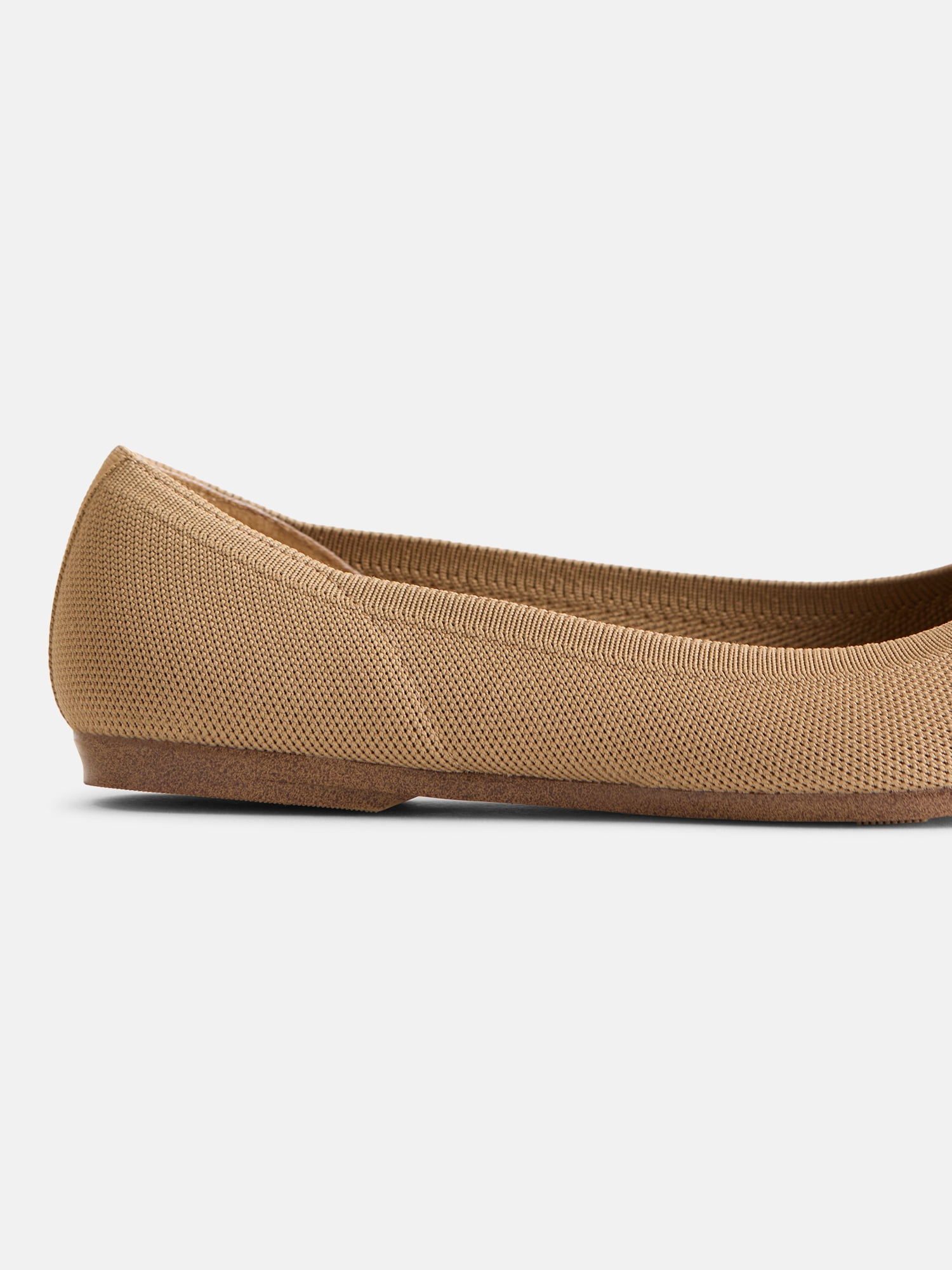 Time and Tru Women's Comfort Knit Ballet Flats