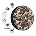 thumbnail image 5 of Spare Tire Cover, Pug Wheel Cover Tire Covers for Trailers Car Truck Camper Universal Tire Covering Fits Diameter 17 inch, 5 of 7