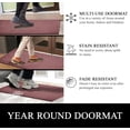 thumbnail image 5 of A1HC Indoor Outdoor Mat, Front and Back Entrance Welcome Mats, Front Door Patio Mats 24x36 Inches, Non-Slip Easy Clean Entrance Washable Large Size Doormats, Chocolate Brown, 5 of 6