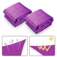 thumbnail image 3 of Yescom 2 Pack 28FT Triangle Sun Shade Sail Canopy UV Block Commercial Carpark Pool Camping Playground Outdoor Fuchsia, 3 of 11