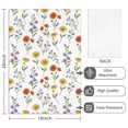 thumbnail image 2 of 4 Pcs Pioneer Flower Floral Print Pattern Funny Kitchen Towels, Microfiber Dish Towels, Kitchen Tea Towels Set 18" X 26", 2 of 6