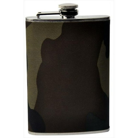 FJX Wholesale HFL-W032 8oz Camouflage Stainless Steel Hip Flask