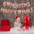 thumbnail image 5 of CINEEN 6 Months Happy Half Birthday Balloon Banner Decorations, Rose Gold 1/2 Birthday Party Balloon Sign Supplies, 6 Month Birthday Decor for Baby Girl, 5 of 8