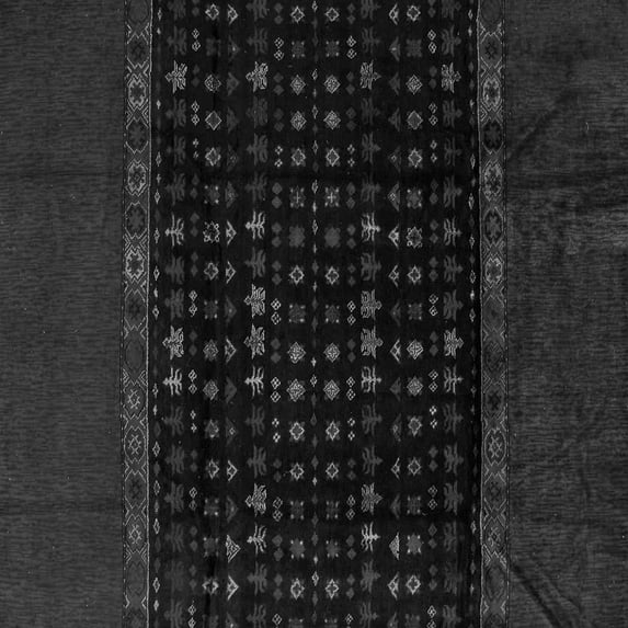 Ahgly Company Indoor Square Abstract Gray Modern Area Rugs, 8' Square