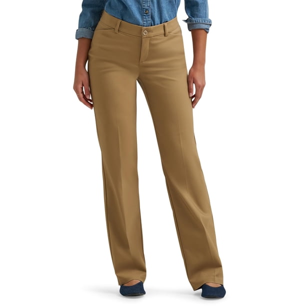 Pantalón Lee Ultra Lux Comfort Flex Motion caqui 10S