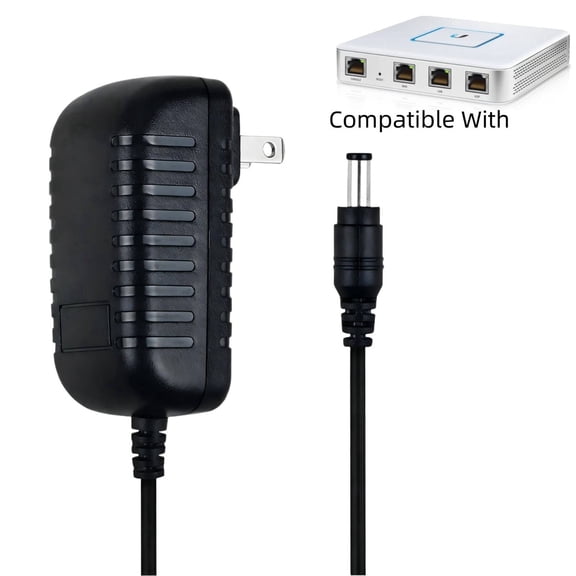 12V 1A DC Power Adapter Compatible With Ubiquiti Security Gateway USG