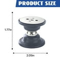 thumbnail image 2 of ZHZFKQ Punch-Free Magnetic Door Stop Gray 4.5cm for Bottom of Door, 2 of 7