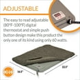 thumbnail image 3 of K&H Pet Products Deluxe Lectro-Kennel Dog Pad, Medium, Gray, 3 of 9