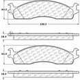 thumbnail image 2 of Centric 105.09650 Front Brake Pad, 2 of 4