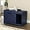Blue, variant on Flip Top Cat Litter Boxes Enclosure Covered Litter Box Hidden Furniture Wooden Cat Washroom Cabinet for , Medium and Large Cat Blue