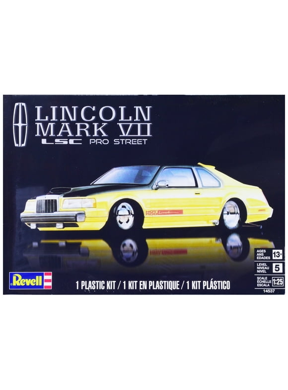 Level 5 Model Kit Lincoln Mark VII LSC Pro Street 1/25 Scale Model by Revell