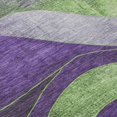 thumbnail image 2 of Dalyn Rugs Machine Washable Indoor/Outdoor Chantille Purple 1'8" x 2'6" Rug, 2 of 7