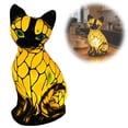 thumbnail image 4 of Orangide Retro Cats Stained Resin Tabletop Night Light, Animal Table Lamps Series, Cat Lamp Stained Glass Tabletop Night Light, 3D Cute Pet LED Table Lamps, Gift for Lovers, 4 of 6