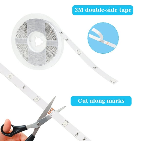 32.8ft LED Strip Lights Waterproof Color Changing Light Strips with Remote