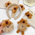 thumbnail image 4 of Cartoon Hair Bands Plush Headband Soft Elastic Designs Hairband Hair Accesories for Kids Teens and Lover, 4 of 9