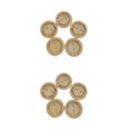 thumbnail image 4 of Minnieouse 100 piezas Botones de Hecho a mano Color de registro 2 agujeros Estilo simple Adornos de botones de para coser ropa 25 mm 25 mm 2piezas Minnieouse CBP265345, 4 of 5