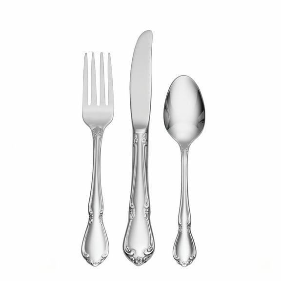 Oneida Chateau 3-Piece Mirror 18/10 Stainless Steel Flatware Set