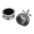thumbnail image 4 of Distributeur de Café Réglable Poignée Rotative en Métal Couvercle Fixe 22 Aiguilles Distributeur de Poudre de Café Gris 53mm, 4 of 7