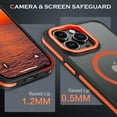thumbnail image 4 of GAOBAO Magnetic for iPhone 15 Pro Max Case, Compatible with MagSafe, Screen & Camera Protection, Translucent Matte Shockproof Protective Cover, 4 of 7