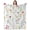 Floral, variant on Cozy Plush Lightweight Pastel Cartoon Space Rocket Throw Blanket for Bedding Travelling blue Spaces Rockets Blankets Gifts for Women Men Adults Lovers Decor Birthday Gifts 50×40 Inch