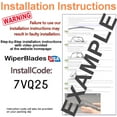 thumbnail image 3 of 2007 Maserati Coupe Performance Beam Wipers (Set of 2), 3 of 3