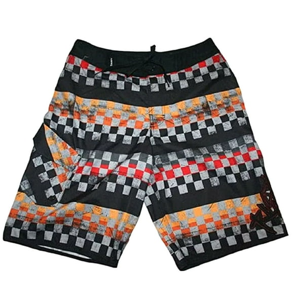 Rusty Men's Multicolored Checkered Board Shorts (size 30)