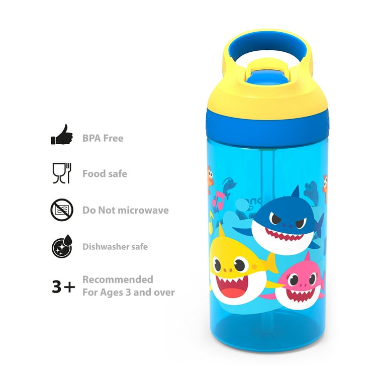 16 Oz Cute Water Bottle For School Kids Girls And Boys,bpa Free Tri