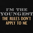 thumbnail image 3 of CafePress - I'm The Younges T Shirt - Dark T-Shirt Kids XS-XL, 3 of 4