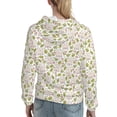 thumbnail image 7 of Fotbe Cute Rabbit Pattern Womens Long Sleeve Hoodie, Pullover Hooded Sweatshirt, Kangaroo Pocket Hoodie with Eye-catching Drawstrings-Small, 7 of 7