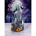 thumbnail image 6 of Halloween Village Accessories Set Halloween HOUSEs Village Miniatures Ornaments with Pumpkins Ghost Tombstones Tree Fence Streetlamp Figurines for Party Home Table Decor, 6 of 6