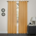 thumbnail image 4 of Kashi Home Holly Solid Semi-Sheer Grommet Single Curtain Panel, 4 of 7