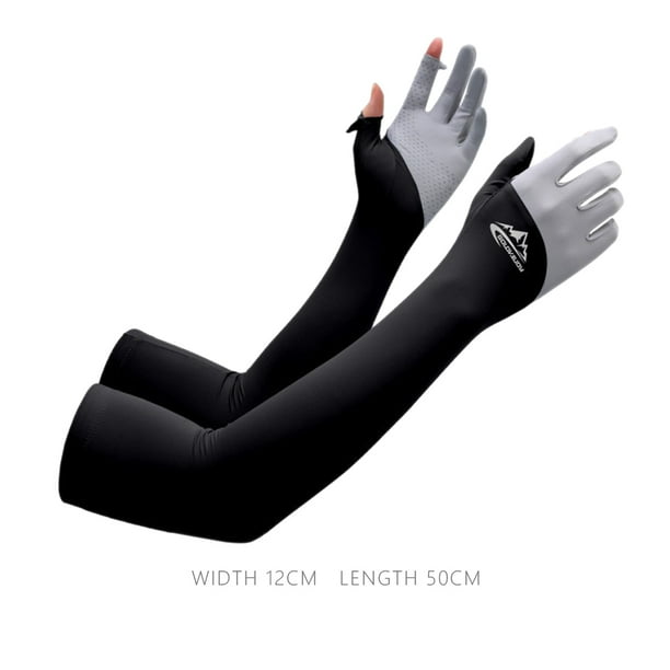 Cubierta De Brazo Deportivo Cubierta de brazo de escalada unisex Transpirable Hielo Fresco Dedo expuesto Accesorios al aire libre Hugtrwg Para Estrenar
