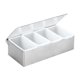 thumbnail image 4 of Caja de condimentos multiusos, accesorio resistente, contenedor de acero inoxidable para Cuadrícula 4, 4 of 9