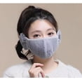thumbnail image 4 of Orejeras a prueba de viento, máscara cálida para otoño e invierno, gruesas, para adultos, a prueba de frío, a prueba de viento, máscara de montar tridimensional ajustable, 4 of 6