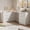 White, variant on FURNIWAY White 71 Inch L Shaped Rotatable 9 Drawer Dresser, Modern Fluted Chest of Drawers with Gold Handles for Bedroom Living Room Entryway