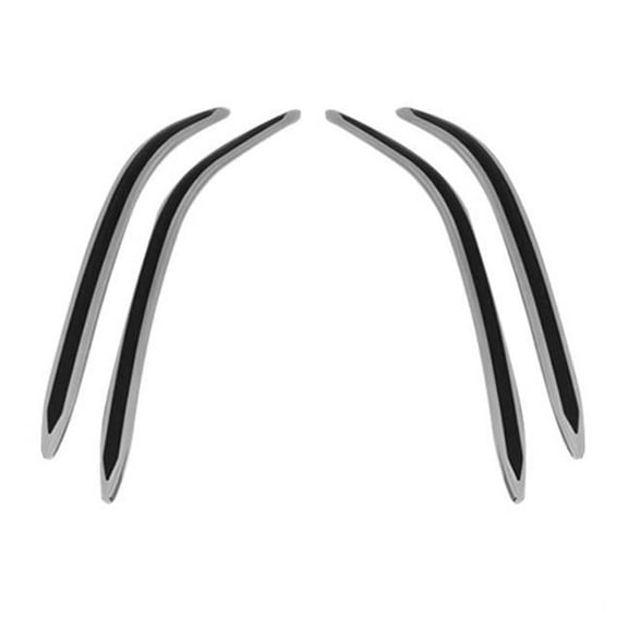 Show Chrome Accessories New Gt Saddlebag Scuff Strips, 52-957