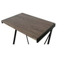 thumbnail image 4 of Urban Shop Z-shaped Wood Student Desk, Wood/Black, 4 of 4