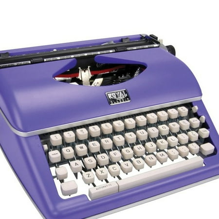 Royal Classic Manual Typewriter (Purple)