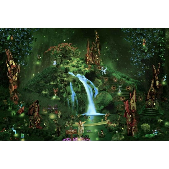 Magical Village - Canvas OR Print Wall Art