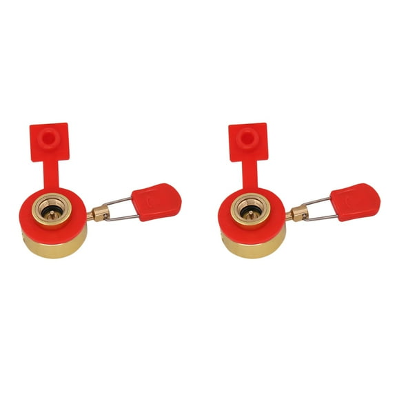 2X Outdoor Camping Gas Stove Valve Adapter Camping Stove Converter Stove Accessories