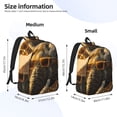 thumbnail image 2 of Balery Cool Sunglasses Elephant Art Mochila Clásica Impresa Básica para Viaje, Mochila Escolar Resistente al Agua, Mochila de Lona con Correas Ajustables-Small, 2 of 5
