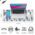 thumbnail image 5 of Long Mouse Pads for Desk,Blue Boho Tribal Feathers Pattern Desk Mats on Top Of Desks, Desk Mouse Pad Extra Large with 3mm Non-Slip Base and Stitched Edge for Gaming,Office,Work,Home 31.5"x11.8", 5 of 6