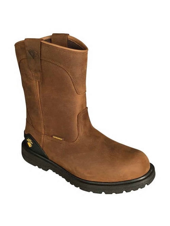Men's Bison Waterproof Pull On Steel Toe Work Boots