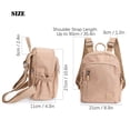 thumbnail image 5 of Spencer Nylon Women Backpack Small Ladies Backpack Purse Casual Lightweight Shopping Travel Daypack Shoulder Bag for Women, Navy, 5 of 9