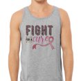 thumbnail image 2 of Fight for a Cure Tank Top Unisex Small Grey, 2 of 5