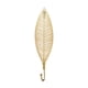 thumbnail image 1 of pstuiky Perchero con forma de hoja|gancho dorado con forma de hoja de ginkgo|decoración de pared metálica con forma de hoja de ginkgo|tendedero para toallas|gancho dorado con forma de hoja, 1 of 7