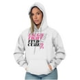 thumbnail image 4 of Laugh Fight Find Cure BCA Awareness Hoodie Sweatshirt Women Brisco Brands M, 4 of 6
