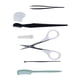 thumbnail image 3 of Kit para cejas Tijeras para cejas Raspador para cejas Pinza para cejas Peine para cejascejas pinza 5 uds Kit de aseo de cejas Clip de cejas de acero inoxidable tijeras de seguridad para c LHCER No, 3 of 5