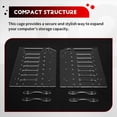 thumbnail image 4 of 3.5 Inch Desktop Hard Disk Rack Transparent Acrylic Mechanical Hard Disk Cage External Hard Disk Storage Box 8 Layer, 4 of 8